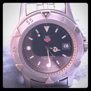 TAG HEUER PROFESSIONAL GRANITE DIAL QUARTZ WATCH